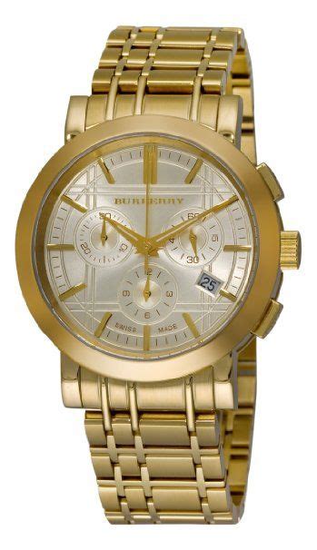 mens burberry watch gold|Burberry gold watch men.